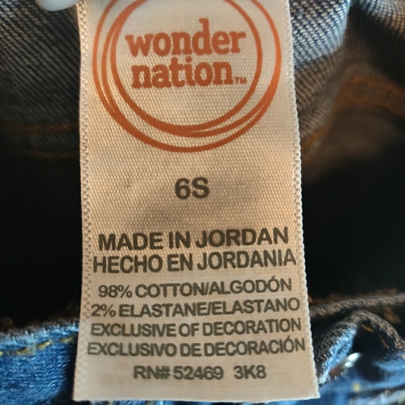 Wonder Nation Boy Jeans 6 Slim - Picture 4 of 6